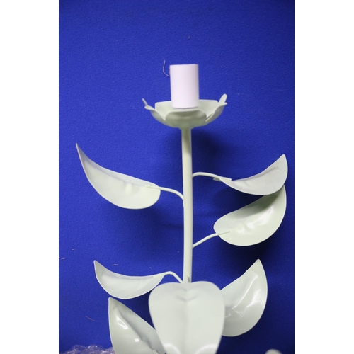 160 - Brand New Metal Flower Lamp - Approx. 55cm Tall