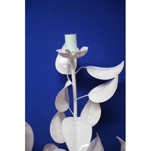 161 - Brand New Metal Flower Lamp - Approx. 55cm Tall