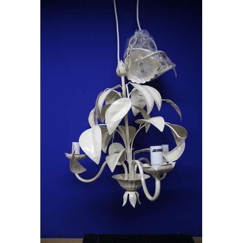 163 - Brand New Metal Flower Ceiling Lamp