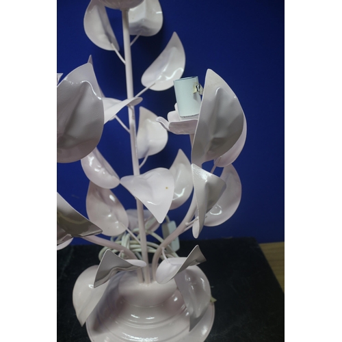 169 - Brand New Metal Floral Design Lamp - Approx. 55cm Tall