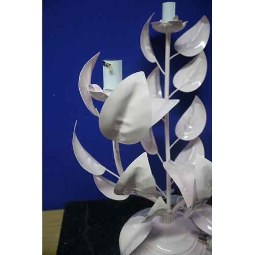 171 - Brand New Metal Floral Design Lamp - Approx. 55cm Tall