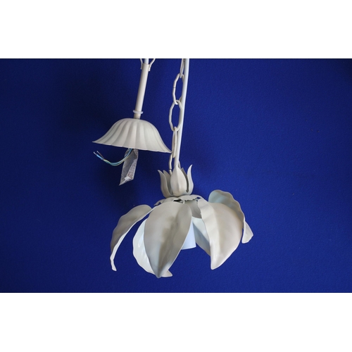 188 - Brand New Pair of Metal Flower Design Ceiling Lights