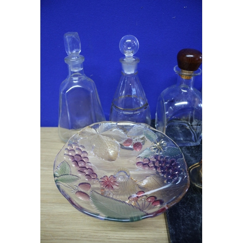 202 - Various Glassware including Decanters and Dishes