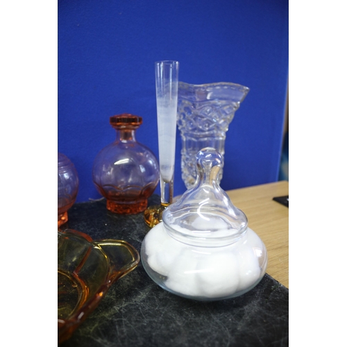 202 - Various Glassware including Decanters and Dishes