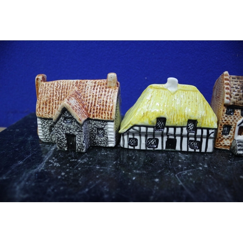 203 - 5 x Miniature Cottages and Houses