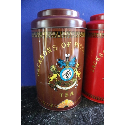 216 - 2 x Jacksons of Piccadilly Tins