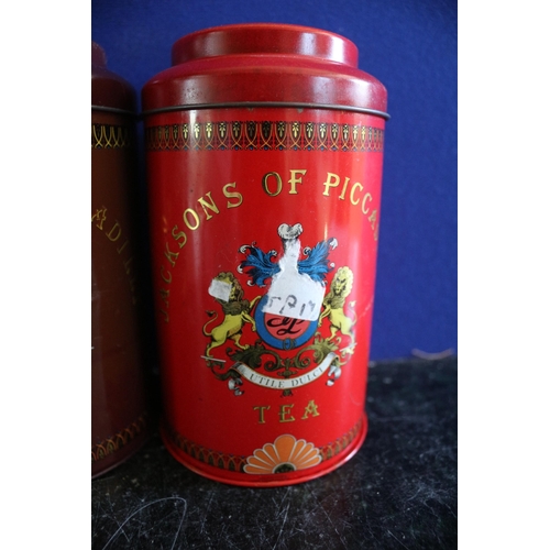 216 - 2 x Jacksons of Piccadilly Tins