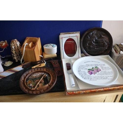 227 - Large Mixed Lot including Clock, Candles, Stoneware and Much More