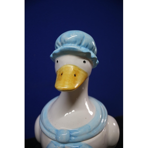 237 - Jemima Puddle Duck Style Biscuit Jar - 30cm