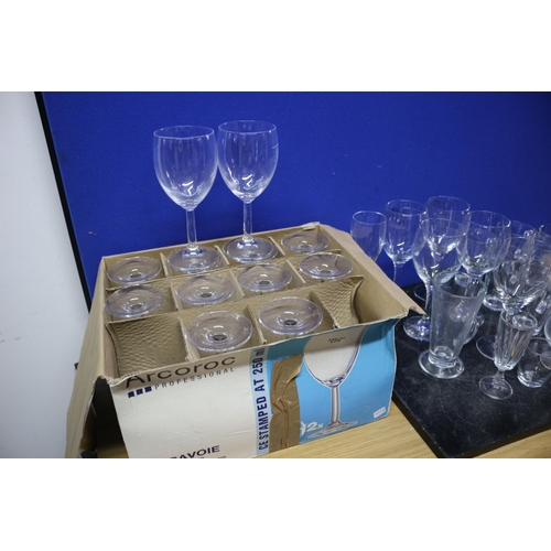 241 - Large Quantity of Mixed Glasses