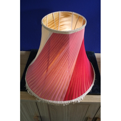 264 - Rainbow Coloured Pleated Shade - Lined - 45cm Wide