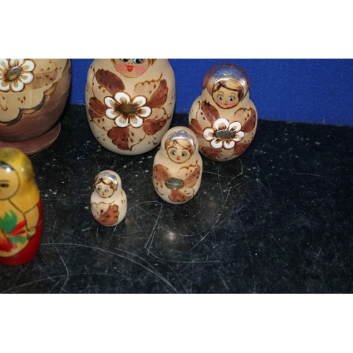 272 - Mixed Selection of Wooden Russian Dolls - Matryoshka