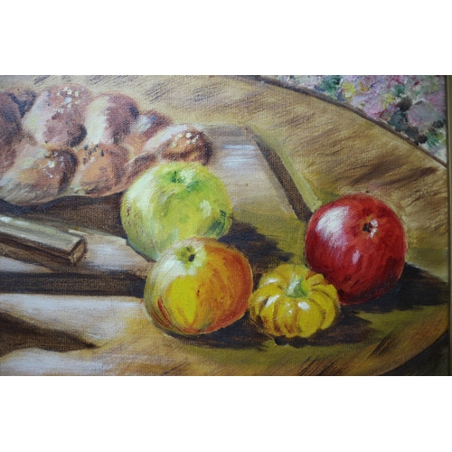 282 - Framed Well Executed Still Life Painting - Faintly Signed Bottom Right - 58 x 49cm