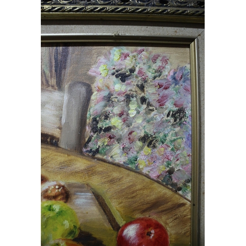 282 - Framed Well Executed Still Life Painting - Faintly Signed Bottom Right - 58 x 49cm