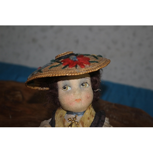 326 - Vintage Hand Made Doll, Fully Dressed