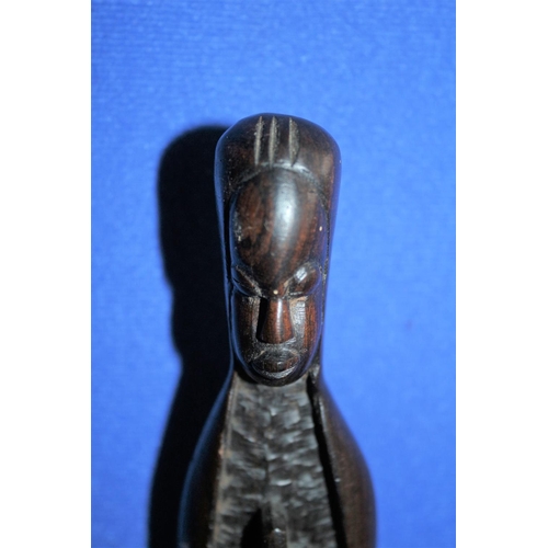 582 - Carved Wooden Figurine, 23cm