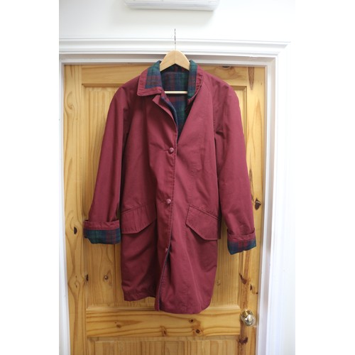 1 - Red Styled by Harvey Jacket with Tartan Lining - Size 12