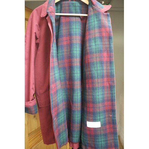 1 - Red Styled by Harvey Jacket with Tartan Lining - Size 12