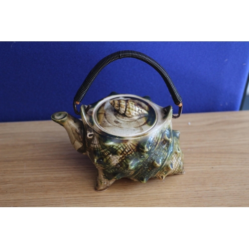 11 - Shell Design Vintage Small Teapot