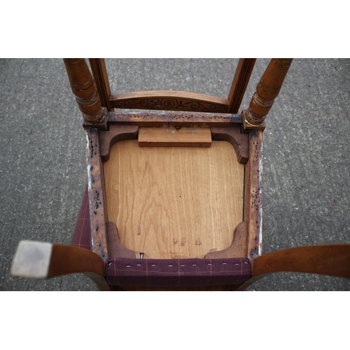 14 - Pair of Aged Chairs with Ornate Carving