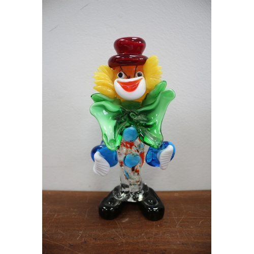 18 - Murano Glass Clown - 18cm