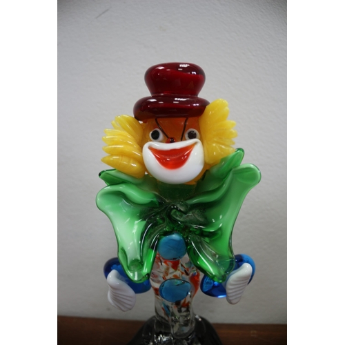 18 - Murano Glass Clown - 18cm