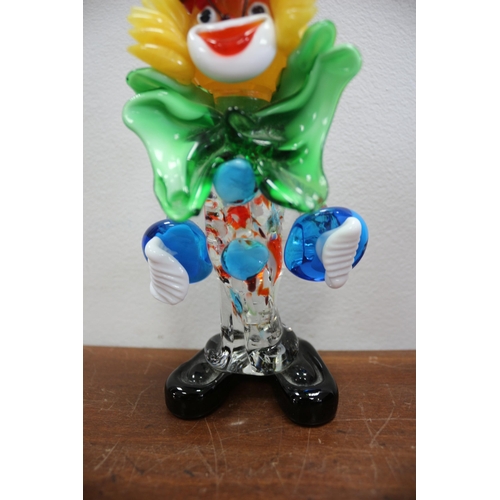 18 - Murano Glass Clown - 18cm