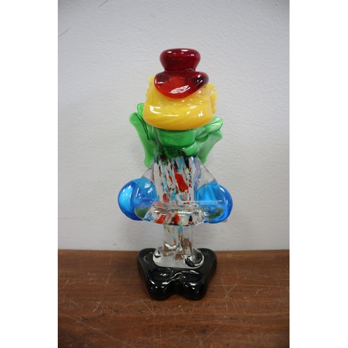 18 - Murano Glass Clown - 18cm