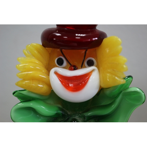 18 - Murano Glass Clown - 18cm