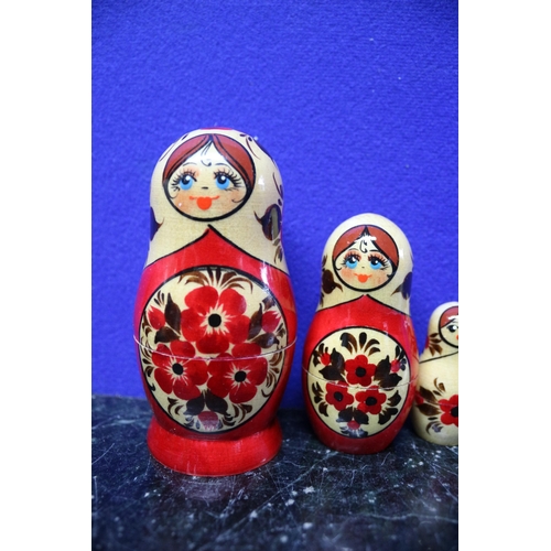 117 - Hand Painted Russian Doll Set