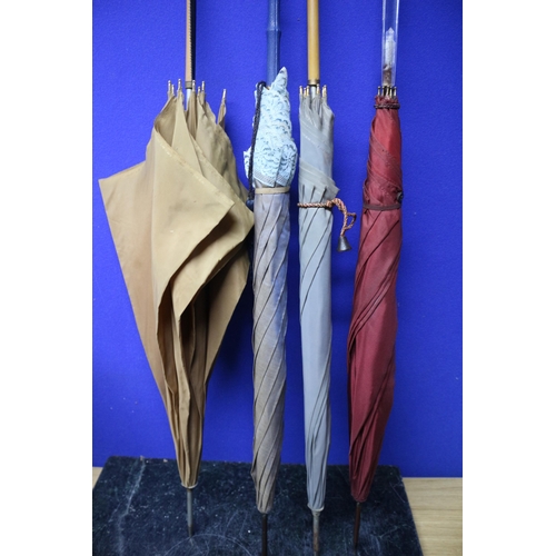 121 - 4 x Vintage Parasols / Umbrellas