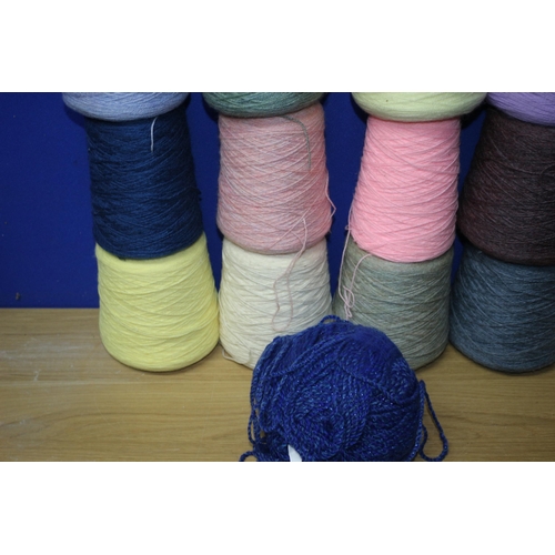 127 - Nice Selection of Knitting Yarns including Deny's Brunton