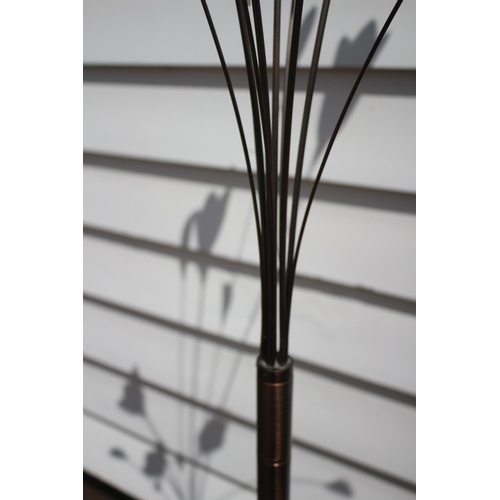 28 - Flower Design Heavy Floor Lamp - Believed Working