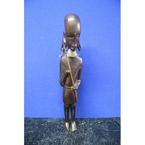 33 - Carved Tribal Figure - 33cm