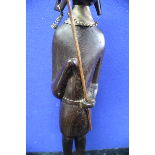 33 - Carved Tribal Figure - 33cm