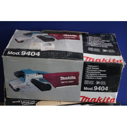 39 - 2 x Untested Makita Belt Sanders - Boxed