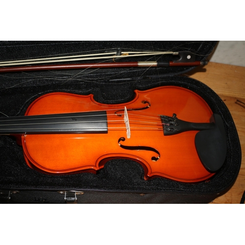 97 - Cased Violin (Jazz name on Case)