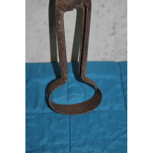 139 - Large Size Antique Iron Mule & Sheep Shears