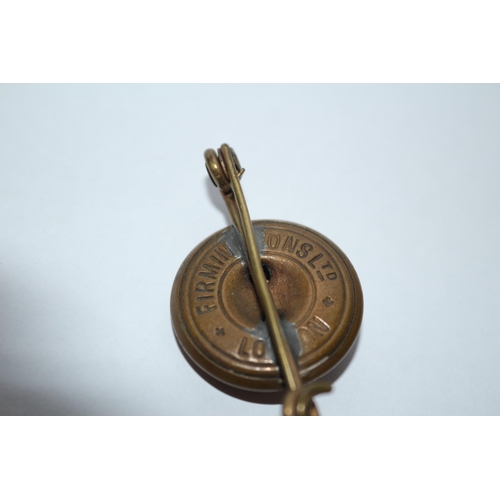 158 - British Army Cap Button by Firmin & Sons Ltd London