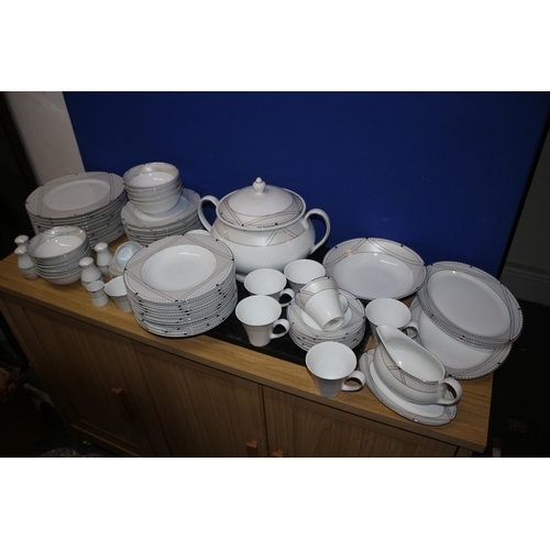 164 - 80+ Piece Karaca Tableware with Deco Styled Patterning - Over £250 RRP