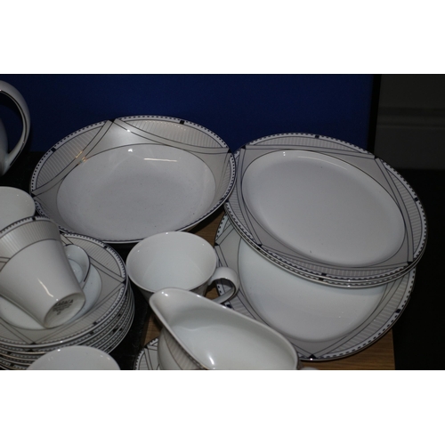 164 - 80+ Piece Karaca Tableware with Deco Styled Patterning - Over £250 RRP