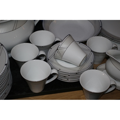 164 - 80+ Piece Karaca Tableware with Deco Styled Patterning - Over £250 RRP