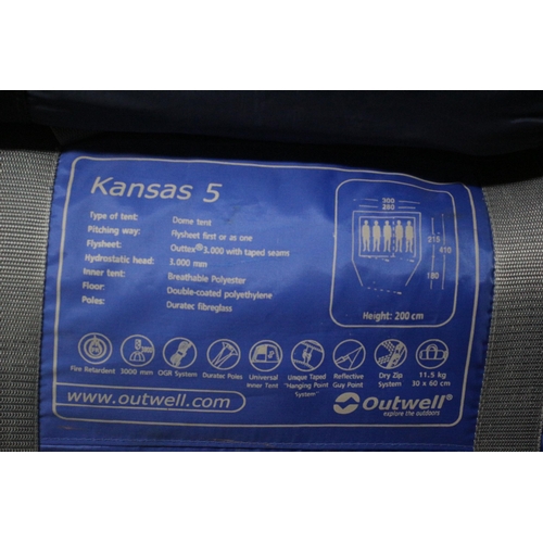 208 - Nice Selection of Camping Items including a Kansa 5 Person Tent, Sleeping Bags etc