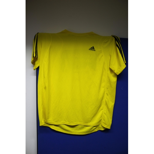 214 - Adidas Marathon Tee-shirt - Yellow