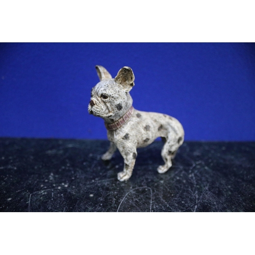 20 - A Franz Bergmann Cold Painted Bronze French Bulldog - 9cm