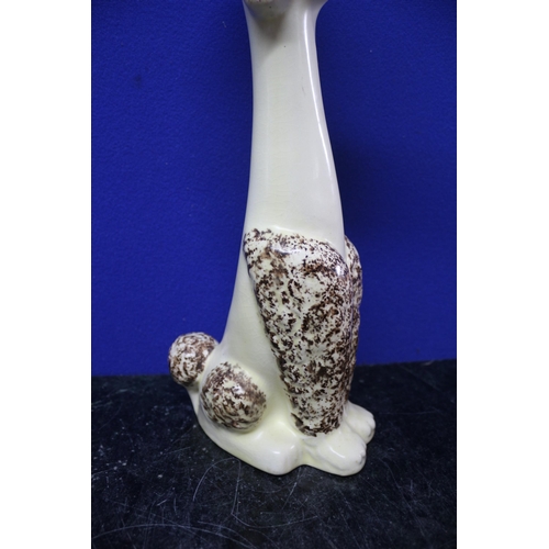 8 - Large and Unusual Retro Price Kensington Poodle - 34cm Tall