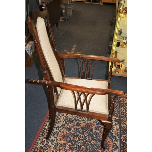 41 - Vintage Edwardian Recliner Chair