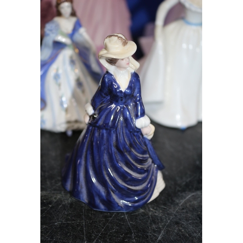 63 - Nice Selection of 10 Coalport Porcelain Figurines