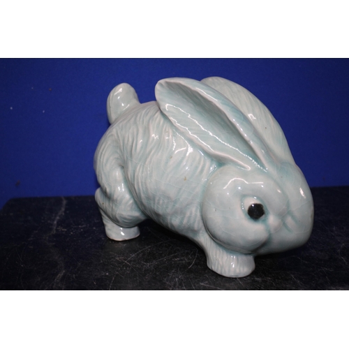 83 - Large Sylvac Rabbit - 16cm Tall x 21cm Long