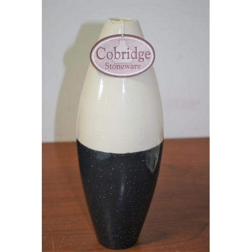 196 - Cobridge Stoneware Vase - an Associate of Moorcroft - 30cm Tall Mark to Base